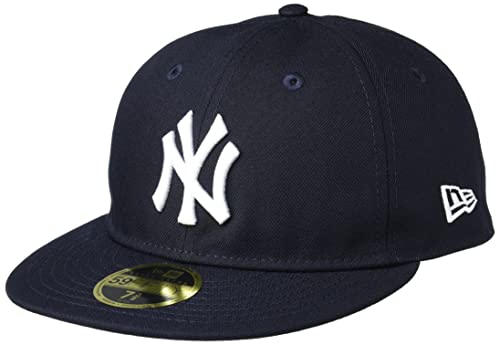 [�j���[�G��] �L���b�v Retro Crown 59FIFTY �j���[���[�N�E�����L�[�X �l�C�r�[ 55.8cm