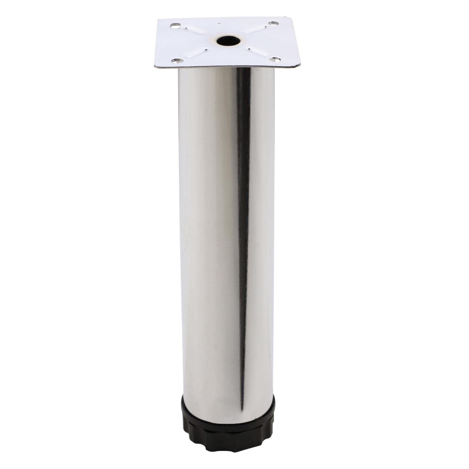 Badem10 Mobilya Kanepe Baza Koltuk Metal Destek Ayağı Ayarlanabilir Krom Ayak 25 cm