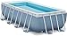 Produktbild Intex Prism Quadra Frame Pool Set, 10874 liters, Blau, 488 x 244 x 107 cm