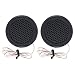 DriSentri 4pcs Dome Tweeters, 12V 500W High Efficiency Car Stereo Speakers, TP-006A Mini Dome Tweeter Speakers for Car Audio System Accessories