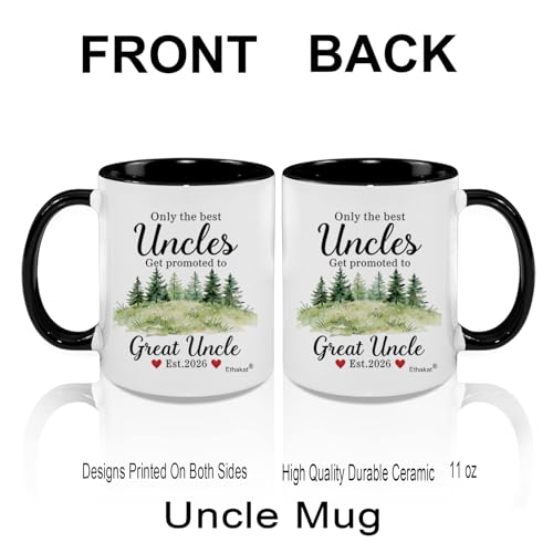 Set de Tazas Promoted To Great Aunt Uncle 2026 11oz miniatura 3