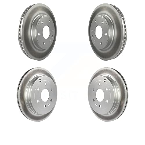 Front Rear Coated Disc Brake Rotors Kit For Chevrolet Traverse GMC Acadia Buick Enclave Saturn Outlook Limited KG-100735