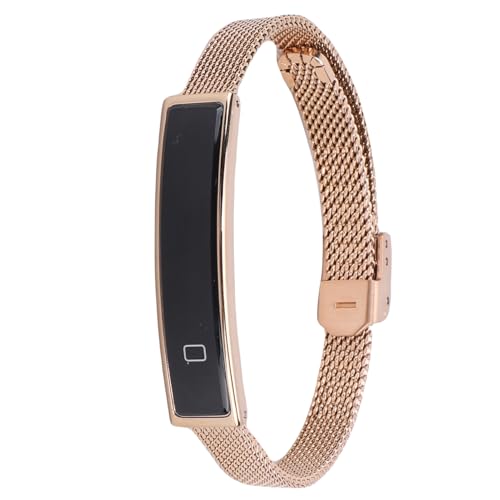 SENECESLI Rastreador de Sueño y Actividad Física, Pulsera Inteligente para Mujeres con Múltiples Modos Deportivos, Obturador Remoto de Teléfono Bluetooth (Gold)