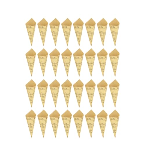 Cônes en papier kraft musique SWOOMEY pour emballage bouquet fleurs et mariages
