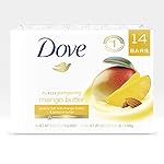 Dove Beauty Bar With Mango Butter 14 Bars To Moisturize Dry Skin More Moisturizing Than Bar Soap 3.75 oz