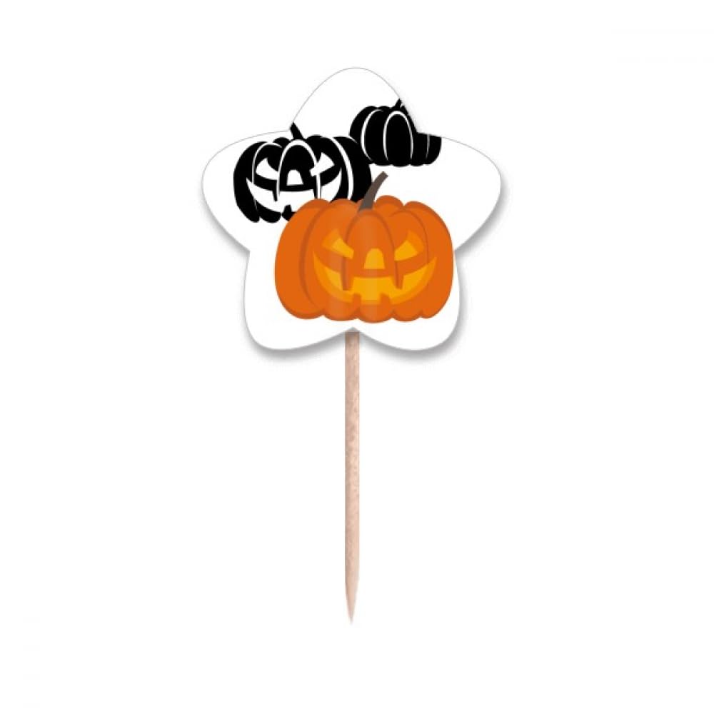 Cure-dents d'Halloween citrouilles pour éviter les doigts sales