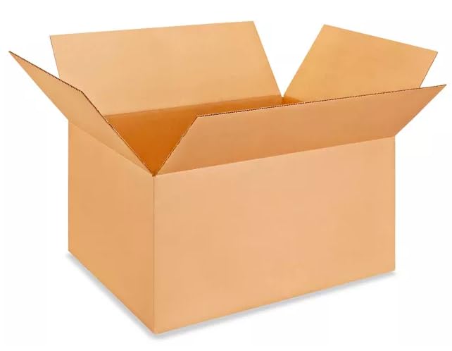 10 Pack 24 x 18 x 12 Corrugated Cardboard Boxes For Packing, Shipping, or Moving
