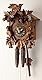 Eble Kuckucksuhr Original Schwarzwälder Kuckuckuhr Echtholz mechanisches 1-Tag Laufwerk NEU VDs Zertifikat Dreivogel 23cm- 20-06-12-10