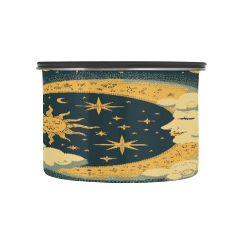 Lata para café hermética de acero inoxidable 17oz