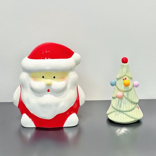 Decoración navideña de mesa y caja de pañuelos de Papá Noel para regalo de hogar 8