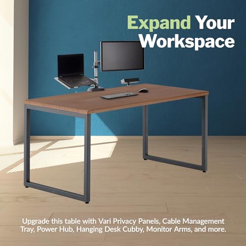 Vari Table 60X30 - Modern Computer Desk With Durable Laminate Finish And Slim Legs thumb #3