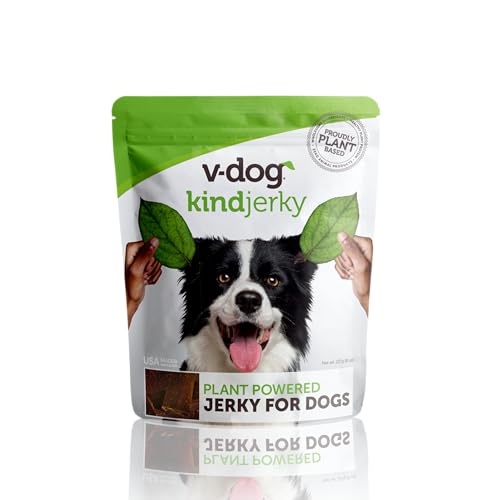 V-dog-Kind-Jerky-100-Vegan-Jerky-Dog-Treats-Plant-Based-Protein-and-Superfoods-8-Ounce-All-Natural-Made-in-The-USA - Cucciolini Doodles   V-dog-Kind-Jerky-100-Vegan-Jerky-Dog-Treats-Plant-Based-Protein-and-Superfoods-8-Ounce-All-Natural-Made-in-The-USA