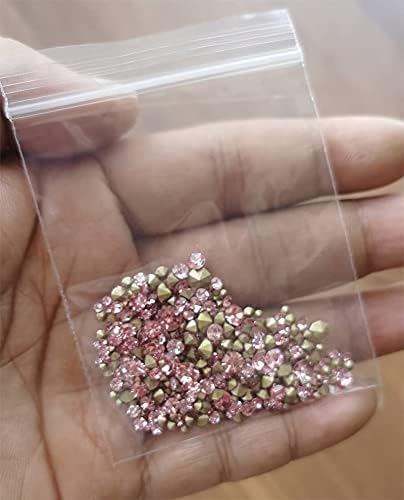 ss2-ss22 Mix Sizes Round Glass Stone Pointed Back Crystal Rhinestone Nail Art Decorations Necklace Earring Brooch Repair Jewelry (Color: Mix Colors, Number of Pcs: 6grams per Bag) - Image 7