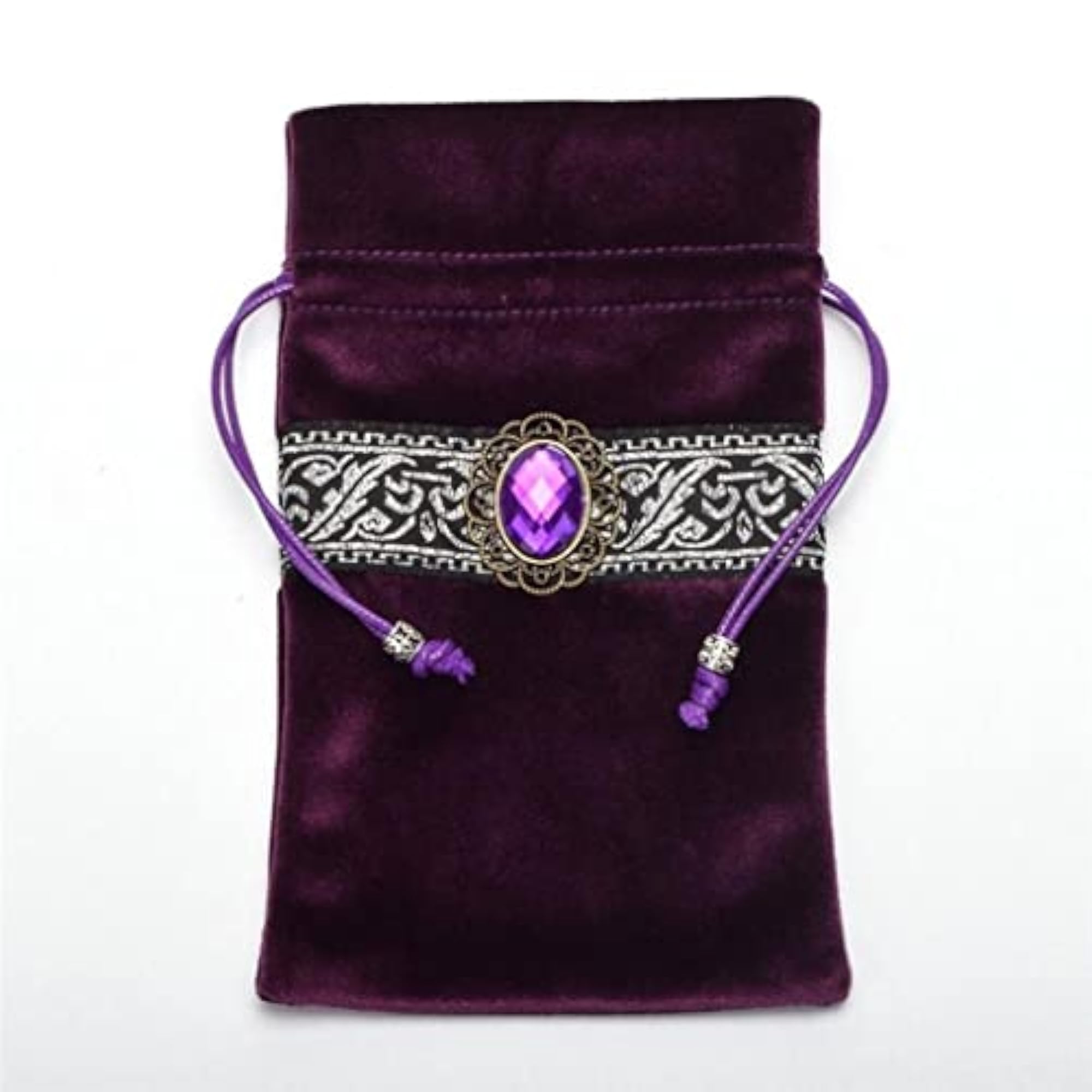 Classic Tarot Card Bag Table Cloth Tablecloth Divination Velvet Pouch Purple