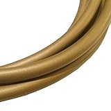 Gesamtlänge 5m Zuleitung H03VV-F 3 x 0,75qmm Gold 5 Meter PVC isolierte Rundleitung Goldkabel Leuchtenkabel Lampenkabel Kabel Anschlusskabel Stromkabel