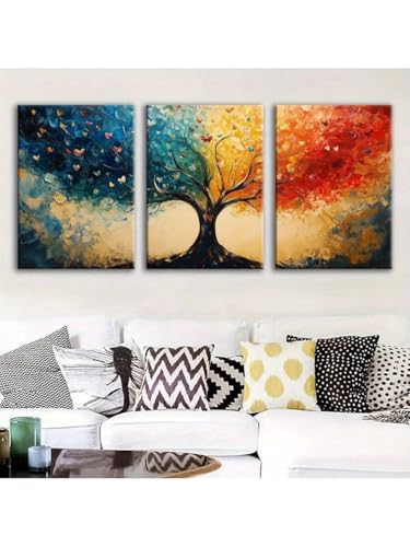 Peinture fantaisie sur toile premium avec cadre intérieur robuste