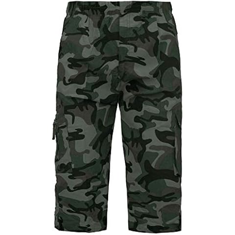 Kids 3/4 Camouflage Cargo Shorts for Boys & Girls Cover