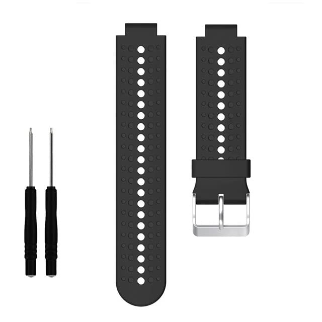 Correa de banda de reemplazo de silicona suave para Garmin Forerunner 220/230/235 Pulsera pulsera para Garmin 620 630 735 S20 S5