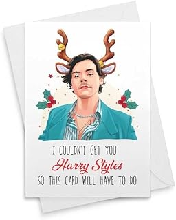 Funny Christmas Card - Funny Holidays Card, Merry Christmas, Christmas Celebrity Crush, Funny Xmas Card, Stocking Stuffers, Music Card [00222]