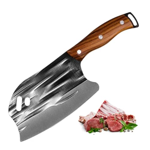 Cutelo Machado Inox Churrasco Artesanal Media Rústico -7