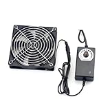 Le contrôleur facile à utiliser permet des réglages de vitesse précis for des niveaux de flux d'air et de bruit personnalisés.