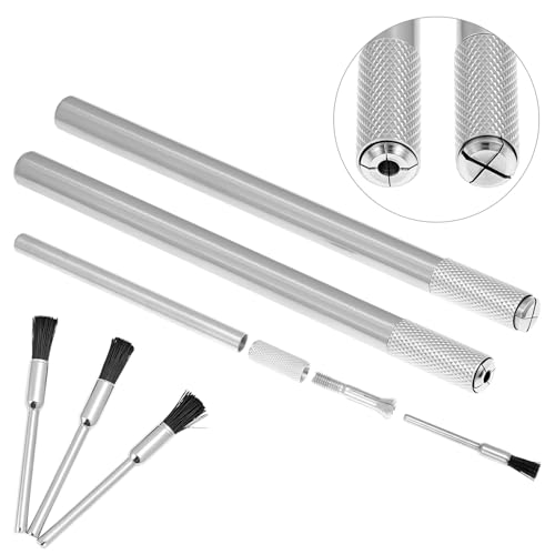Image of QWORK Air Spray Gun Cleaning Kit, 22-Piece Set for Air Spray Paint Gun Maintenance, Includes Brushes, Needles, Lubrication Bottle, and Storage Case