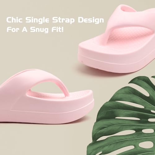 Image of DOCTOR HEALTH SUPER SOFT Women's Hot Pink Flip-Flops Slippers | Flip-Flops | Women's & Girl's Slippers | Comfortable & Lightweight | Soft Foot Massager | All Day Wear Flip-Flops Slipper