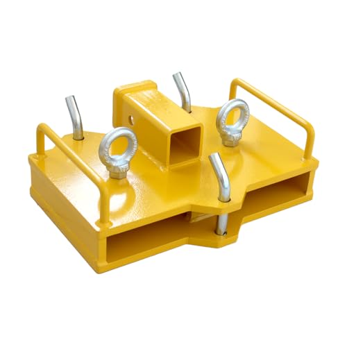MaxxHaul 50842 Forklift Hitch Attachment - 2 Hitch Receiver for Forklift Dual Pallet Forks
