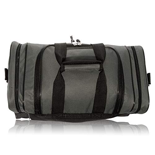 Image of DALIX 17 inch Blank Duffle Bag Duffel Bag Travel Size Sports Durable Gym Bag