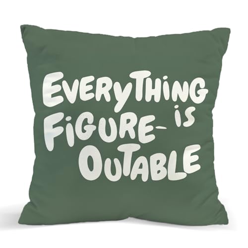 foedor Everything is Figureoutable CXs[Vis[Jo[A|WeBuȍmIȃItBXAgȃ`x[V߂NbVJo[ JE` \t@ xbh ItBX z[pA45.7 x 45.7 c