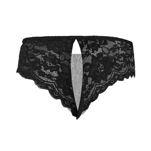 Image of MYZA Men's Lycra Lace Half Coverage Lace Brief Underwear