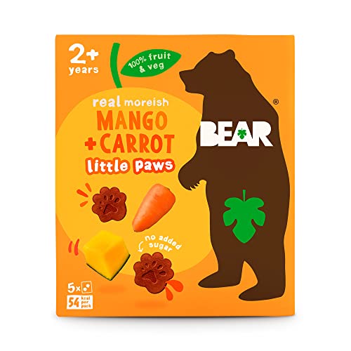 BEAR-Mango-Carrot-Pure-Fruit-Veg-Paws-Suitable-for-2-years-20g-20-packs