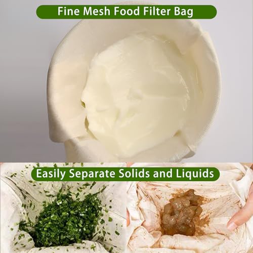 3 Pcs Cheesecloth, 50 x 50 cm Unbleached Grade 100 Reusable Muslin Cloths for Cooking Ultra Fine Washable Cheese Cloths for Straining for Filtering Juice Cheese Tea Coffee - Image 6