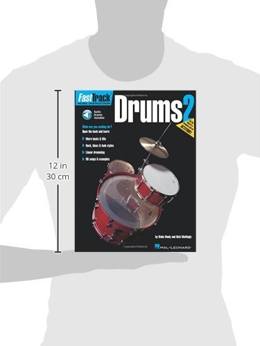 Fasttrack Music Instruction - Drums, Book 2 (Fasttrack Series) #TOP2