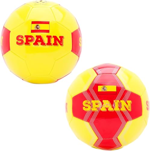Toyland® Espagne Ballon de Football sur Le thème du Pays (8 kg/Taille 5) – Euros et Coupe du Monde – Jouets d'extérieur – 14 Styles Disponibles –...