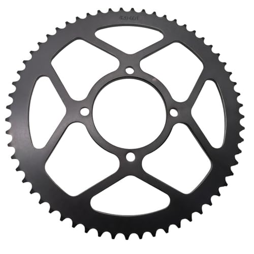 Defective Front Sprocket - 2015-2019 Can-Am Spyder F3 & RT Motorcycles 5 ZTDZZH Black 60 Tooth Rear Chain Sprocket ID 76mm for 420 Chain 50CC 70CC 90CC 110CC 125CC 250CC Pit Dirt Bike ATV Quad Bike Motorcycle