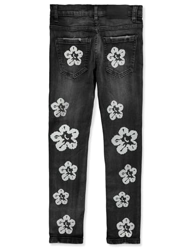 FWRD Boys' Flower Jeans - Black/White, 142
