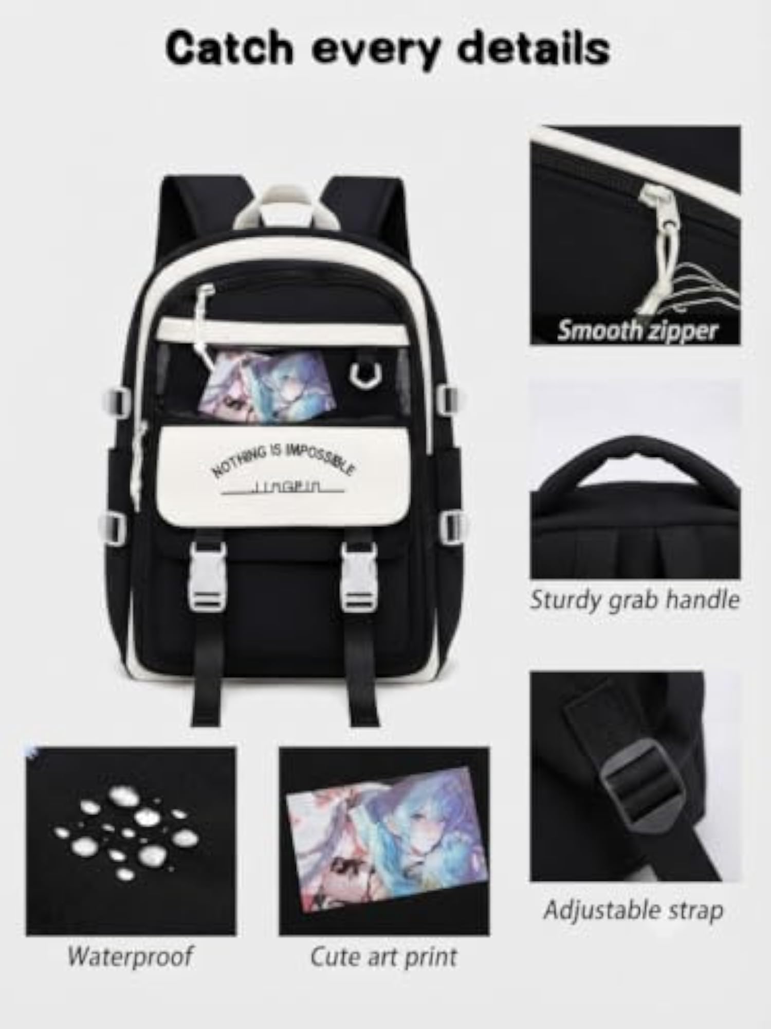 Anti-Theft Laptop Backpack for Men and Women, 17 Inch