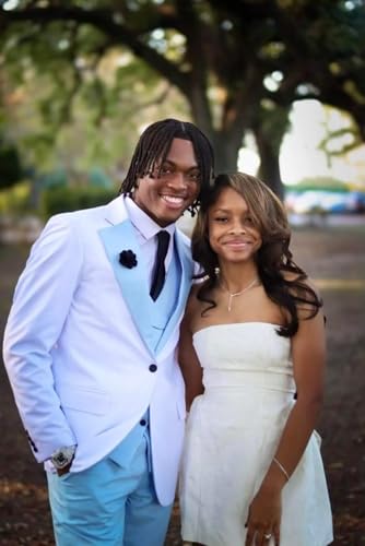 Mens Suit Slim Fit 3 Piece Double Breasted Wedding Party Dinner Suit Jacket Vest Pants Set2