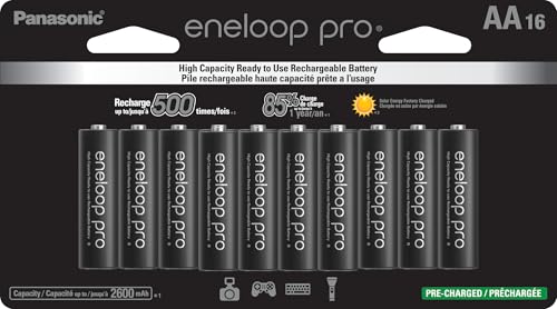 Eneloop Panasonic BK-3HCCA16FA pro AA High Capacity Ni-MH...
