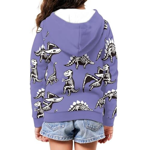 Image of Zipper Hoodie for Kids Full Zip Up Sweatshirt Active Coat Hooded Pullover with Pockets Size 6-16 Boys Girls
