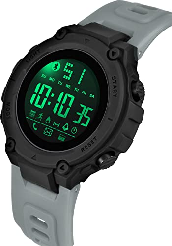 Image of Shocknshop Digital Sports Stylish Multifunctional Electronic LED Black Dial Wrist Watch for Men Boys -WCH78
