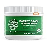Vimergy Barley Grass Juice Powder Dietary Supplement - 0.8g per Serving (150 Servings) – Clean Superfood Formula – Promotes Cardiovascular Health* – Organic, Vegan & Gluten-Free – Travel Size 120g