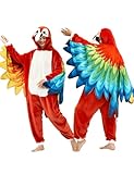ABPTBAZ Adult Costume Onesie Pajamas Funny Cosplay Halloween Christmas Women men