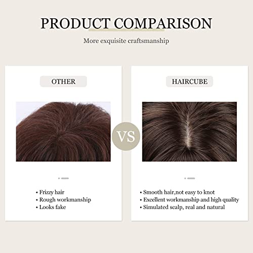 Haircube Ash Blonde Wig With Bangs Long Ombre Brown To Blonde Curly Wigs For Women Natural Synthetic Wig For Daily Use (Pelucas De Cabello Natural)… #TOP2