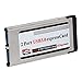 Pasuihcay High-Speed Dual 2 Port USB 3.0 Express Card 34mm Slot Express Card PCMCIA Converter Adapter for Laptop Notebook, Silver