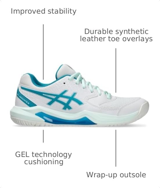 Image of ASICS Women's Gel-Dedicate 8 Tennis Shoes