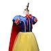 OwlFay Blancanieves Disfraz Vestidos de Princesa con Capa Cuento Hadas Cosplay Halloween...