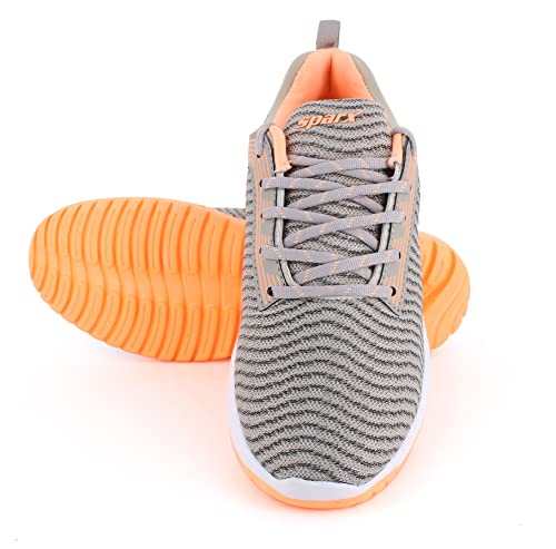 Image of SPARX Women's SX0164L Grey Peach Running Shoes 8 (SX0164LGYPC0008)