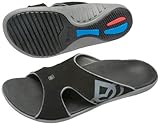 Spenco Polysorb Total Support Kholo Sandals, Black/Pewter, Men's 13